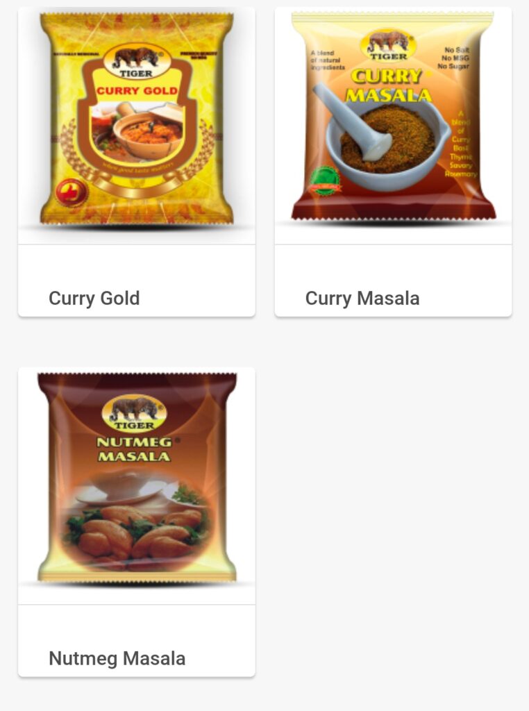 Products – Tiger Foods Limited