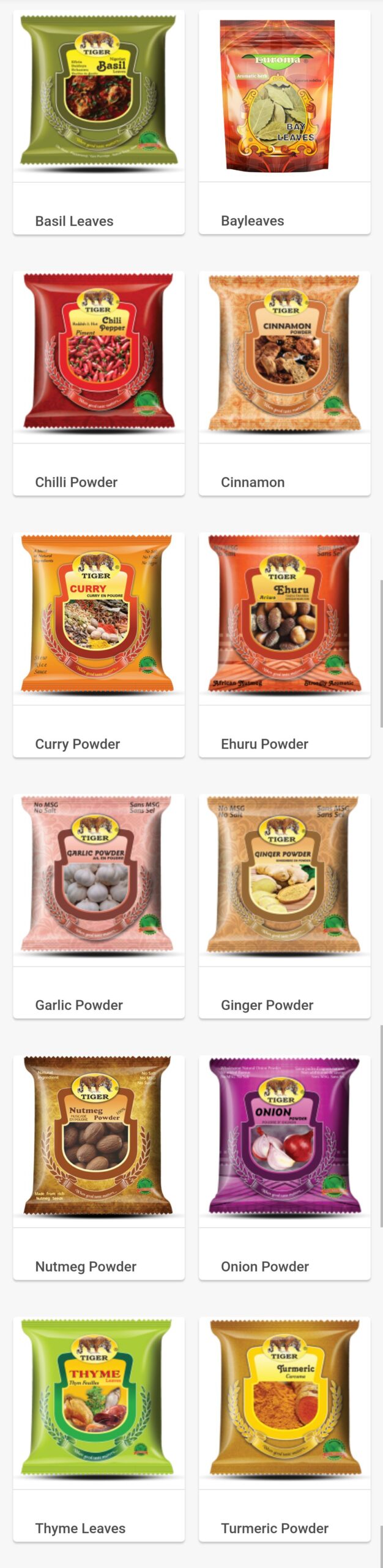 Tiger Foods Limited Sets New Standards in Spices, Seasonings, and Culinary Delights"