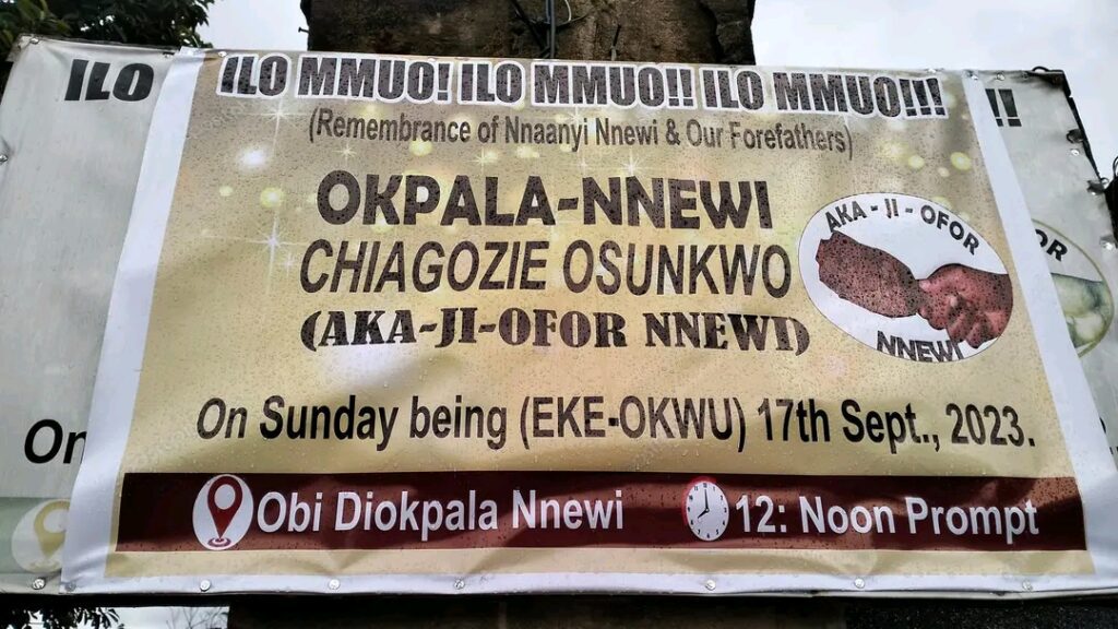 ILO MMỤỌ Okpala Nnewi Festival, 2023