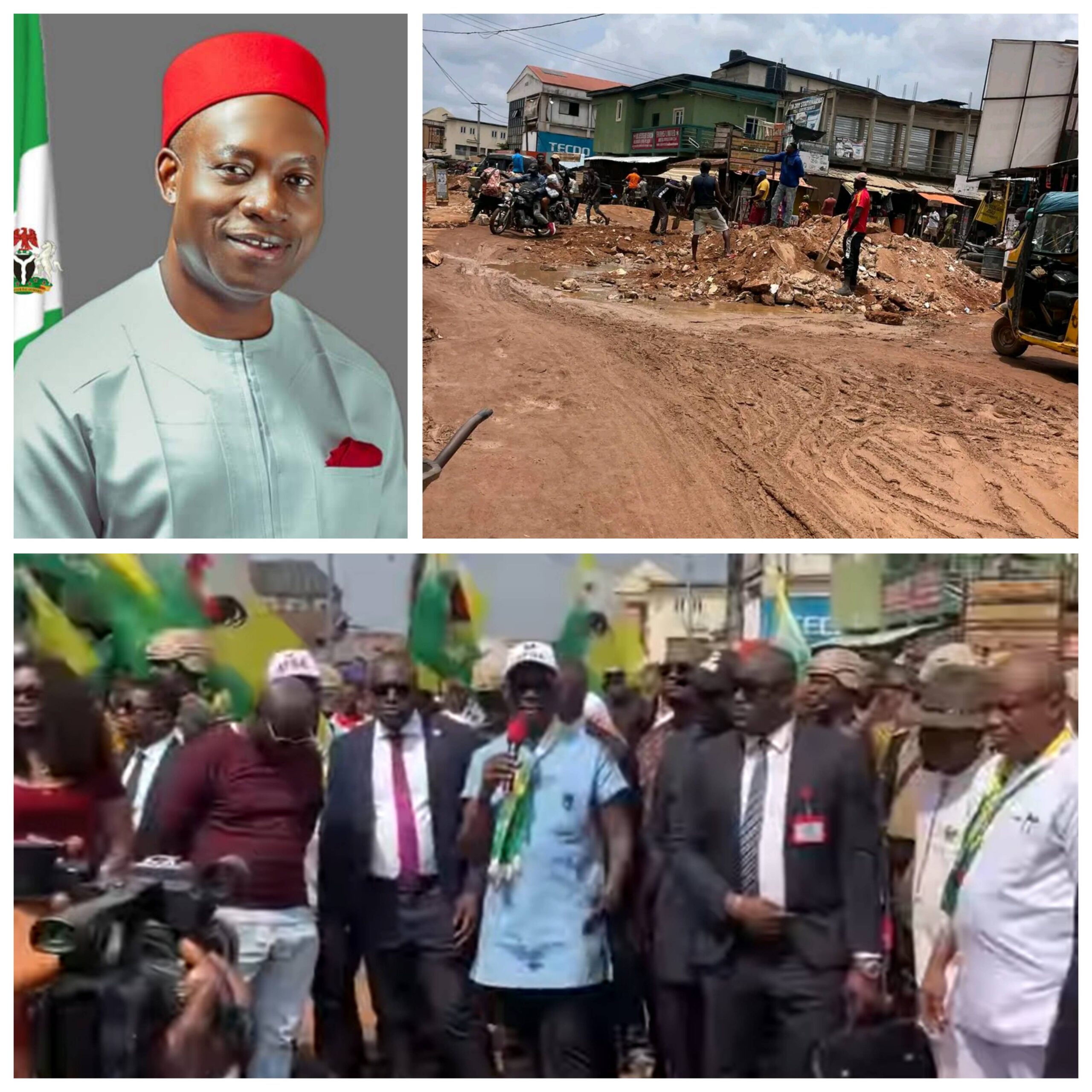 Governor Soludo Inspects Roads in Nnewi, Promises Quick Action - Nnewi City